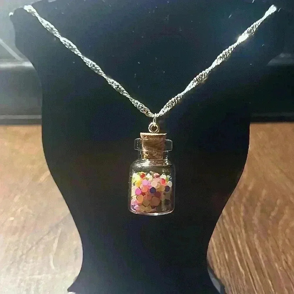 Candy jar necklace